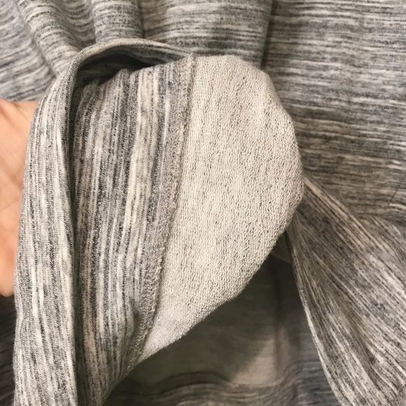 Athleta Marl Gray Bandha Yoga Sweatshirt Tencel/Lyocell Modal pullover soft cozy - Picture 9 of 10